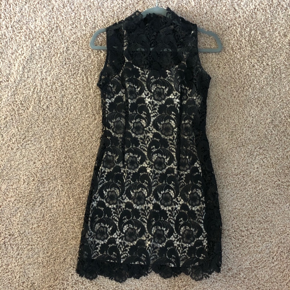 Beautiful lace dress with slip underneath